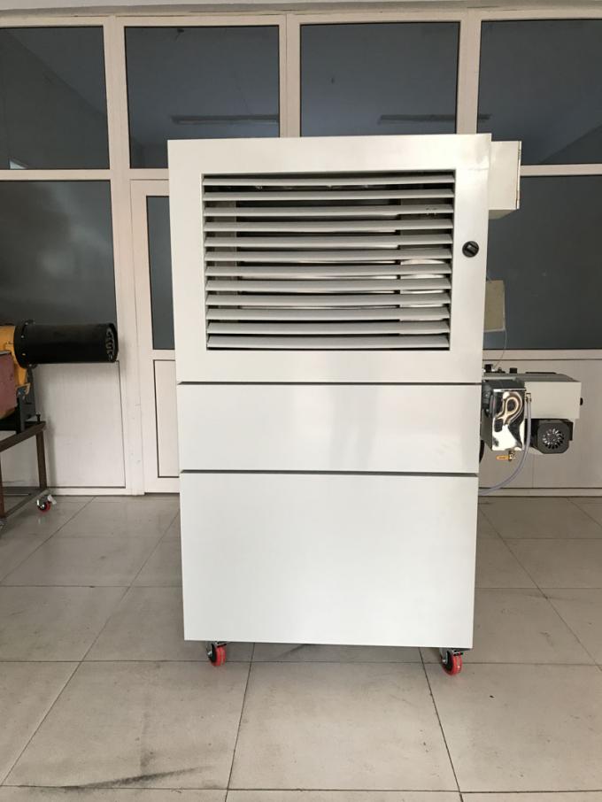 イギリスで人気 120Kw ポータブル廃棄物オイルヒーター 100Lオイルタンク 0