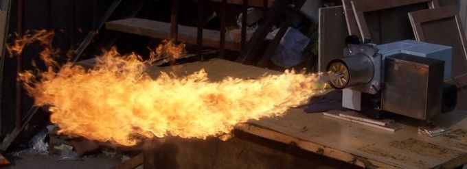 800000 Btu / H マルチオイルバーナー 8 バー フィルターシステム付き作業圧 0
