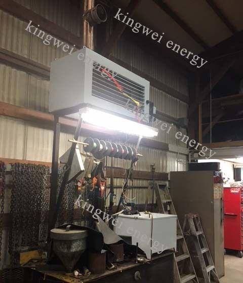 ワークショップ 中古 オイルヒーター 210kg オイルで燃える ガレージヒーター 操作が簡単 0