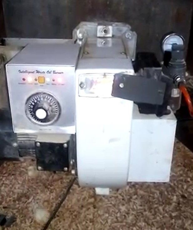高感度KV10廃棄油燃焼器 炎検出器で調節可能 0