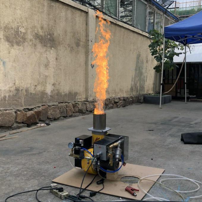 上向き垂直使用油燃焼炉 8バー 作業圧力 低消費量 0